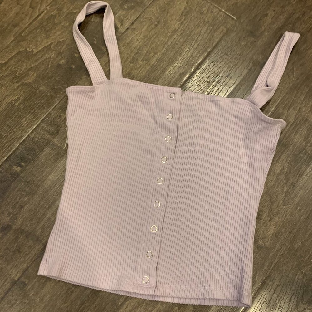 Reformation Snap Front Tank Top